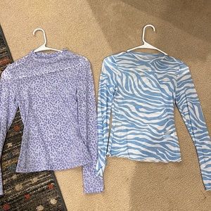Bundle of 2 see through tops
